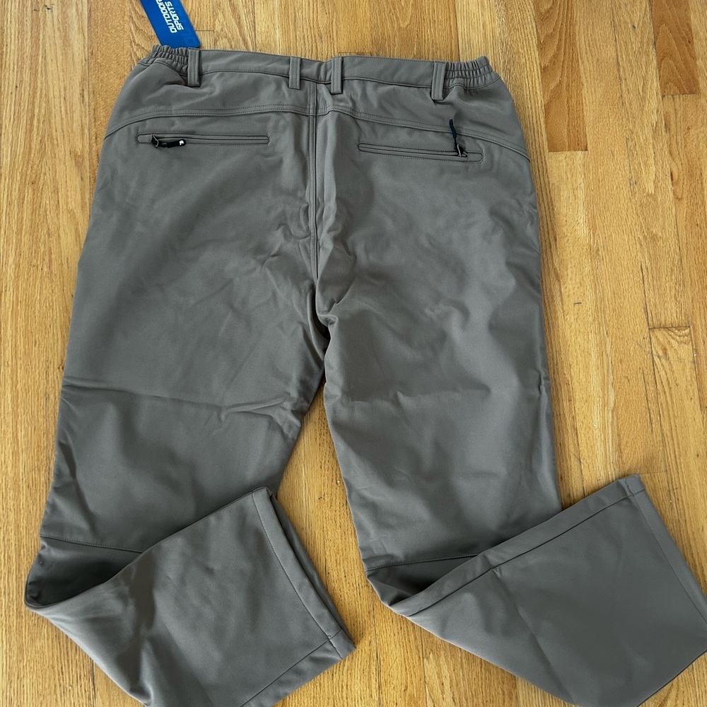 Hiking pants - waterproof and fleece lined pants with Flat Front Waistband - Picture 6 of 8